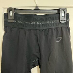 Gymshark Black Leggings with Stretch Waistband